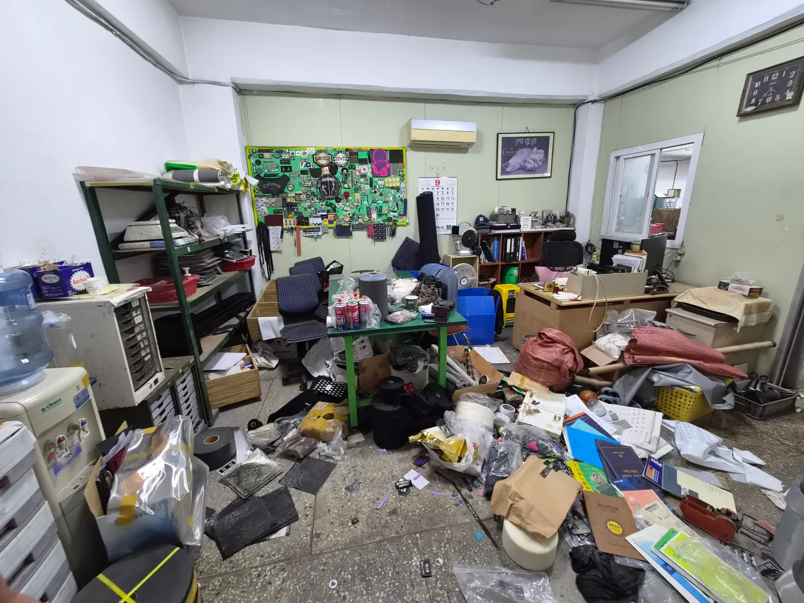 라벨 공장 철거 현장 사진 2